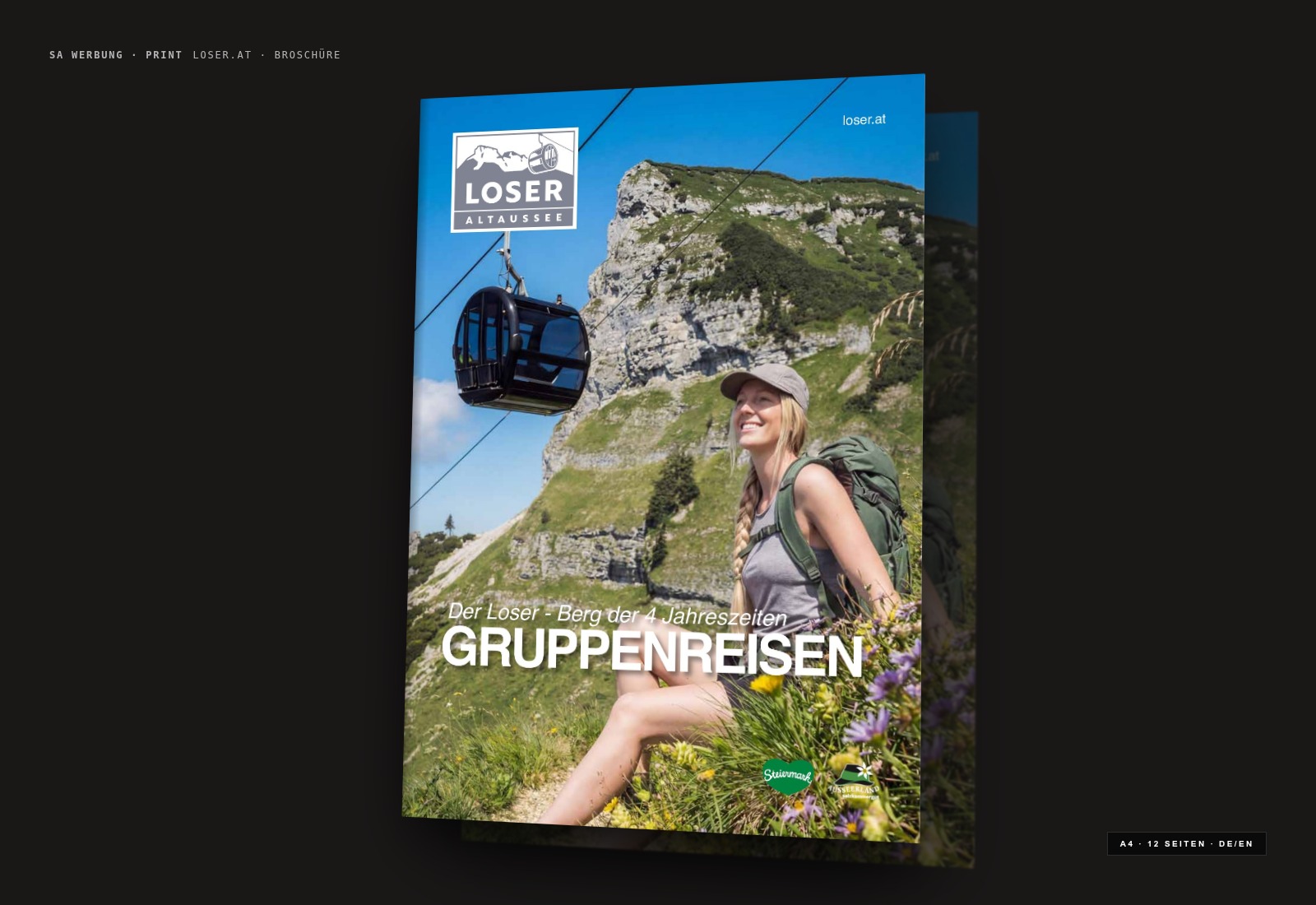 Loser — Gruppenreisen-Broschüre — Print