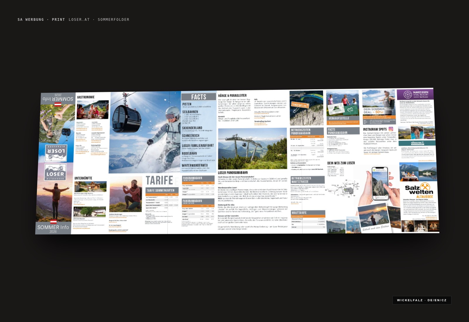 Loser — Sommerfolder 2026 — Print