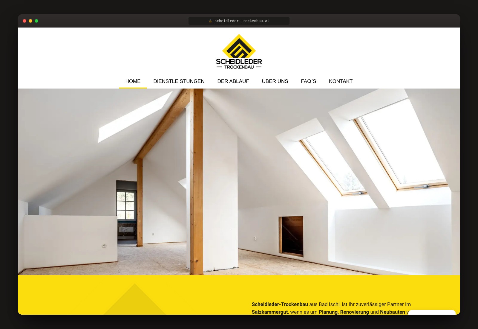 Scheidleder Trockenbau — Website