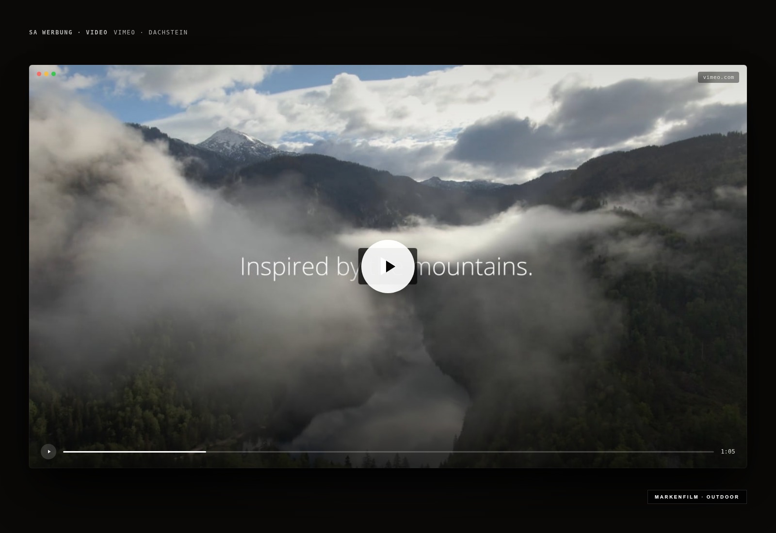 Dachstein — Inspired by the mountains — Video