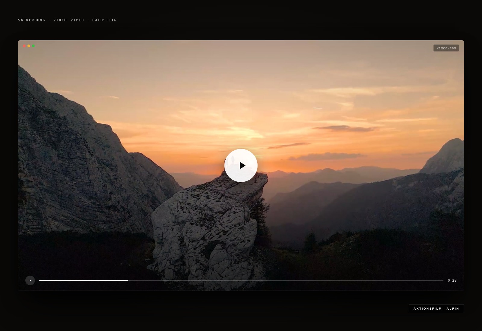 Dachstein — Sarstein · Xeis — Video