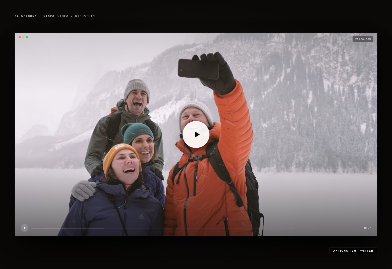 Dachstein — Winterwandern Gosau — Video