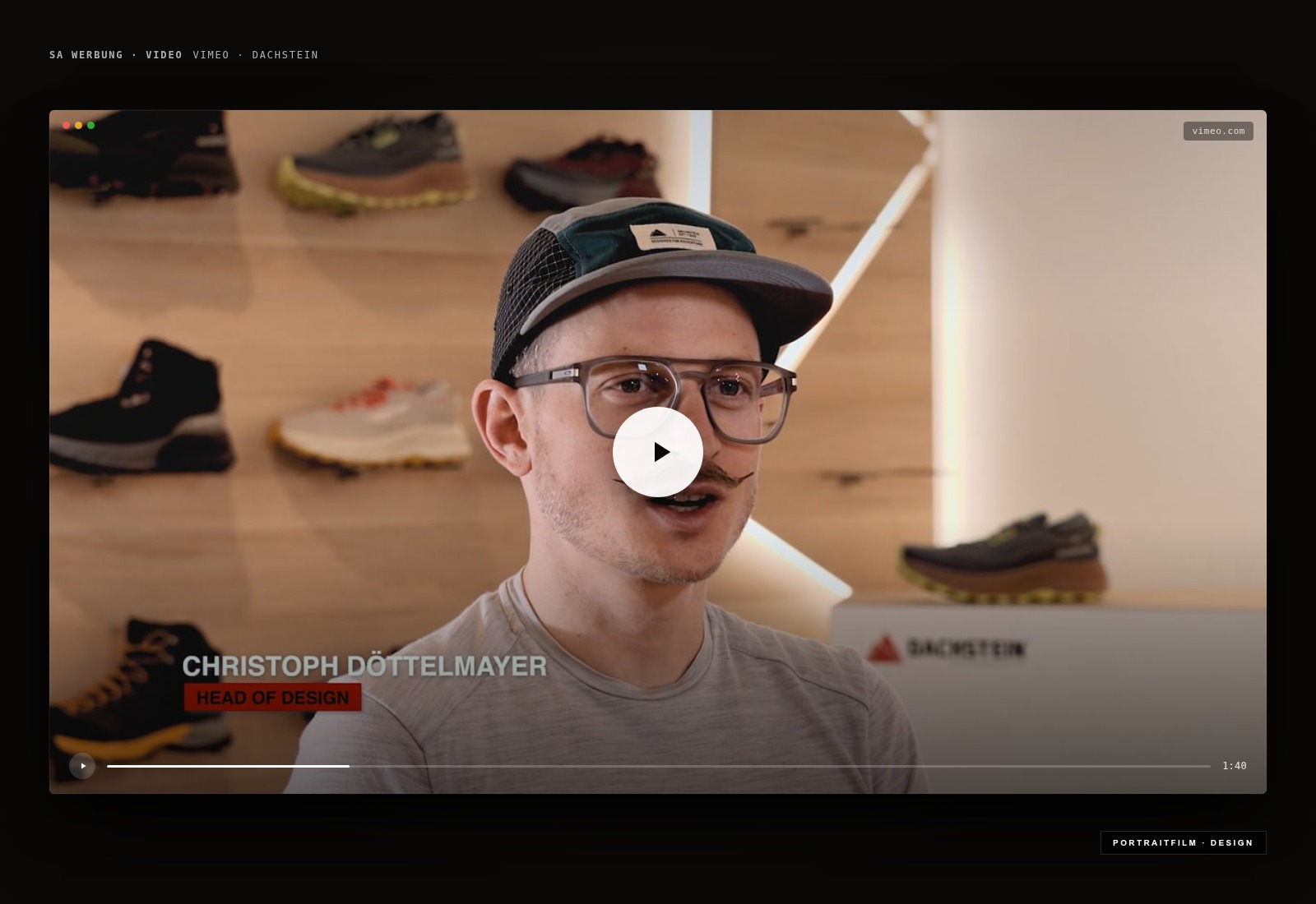 Dachstein — X-Trail Head of Design — Video