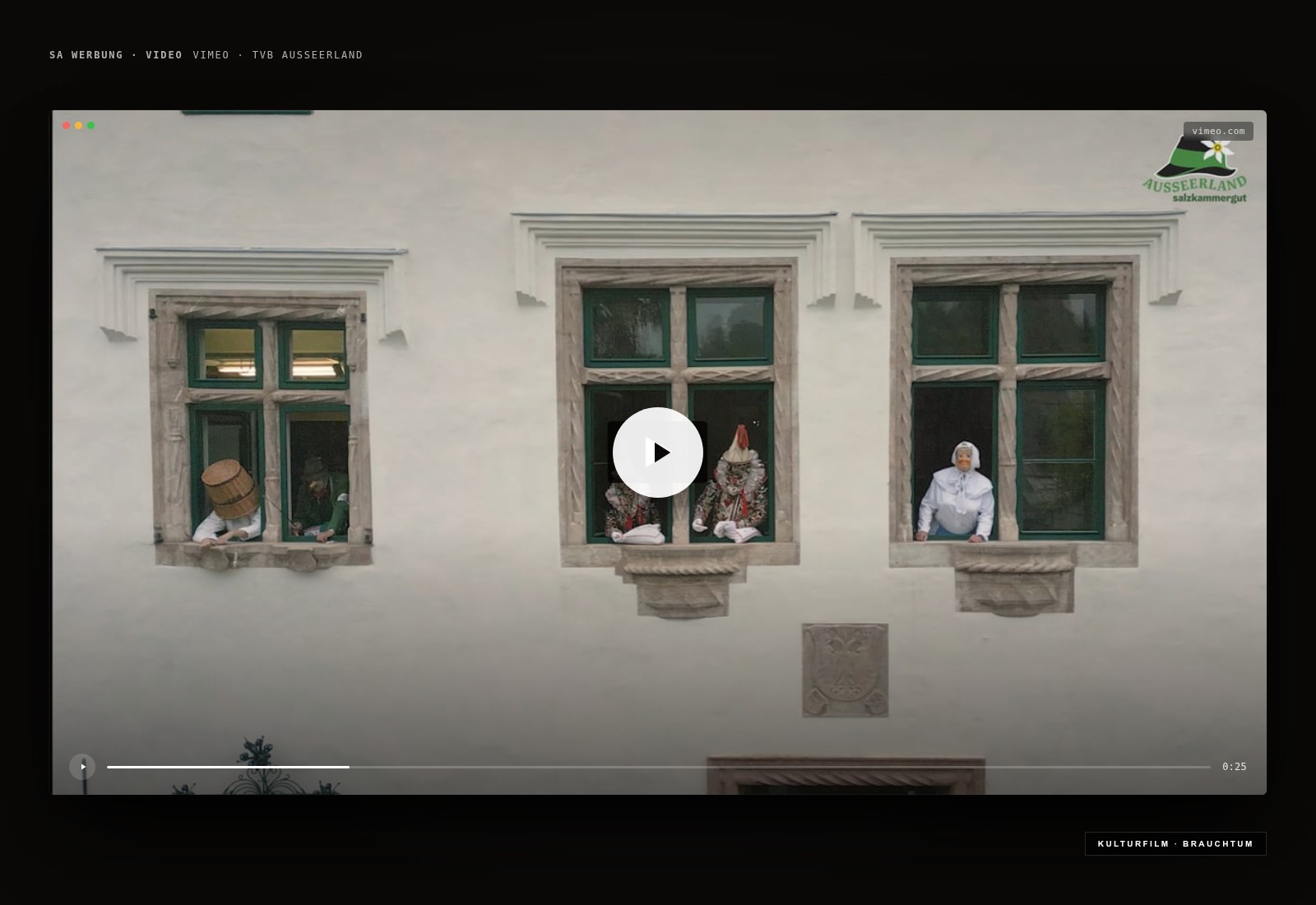 Fasching Ausseerland — Dein Moment — Video
