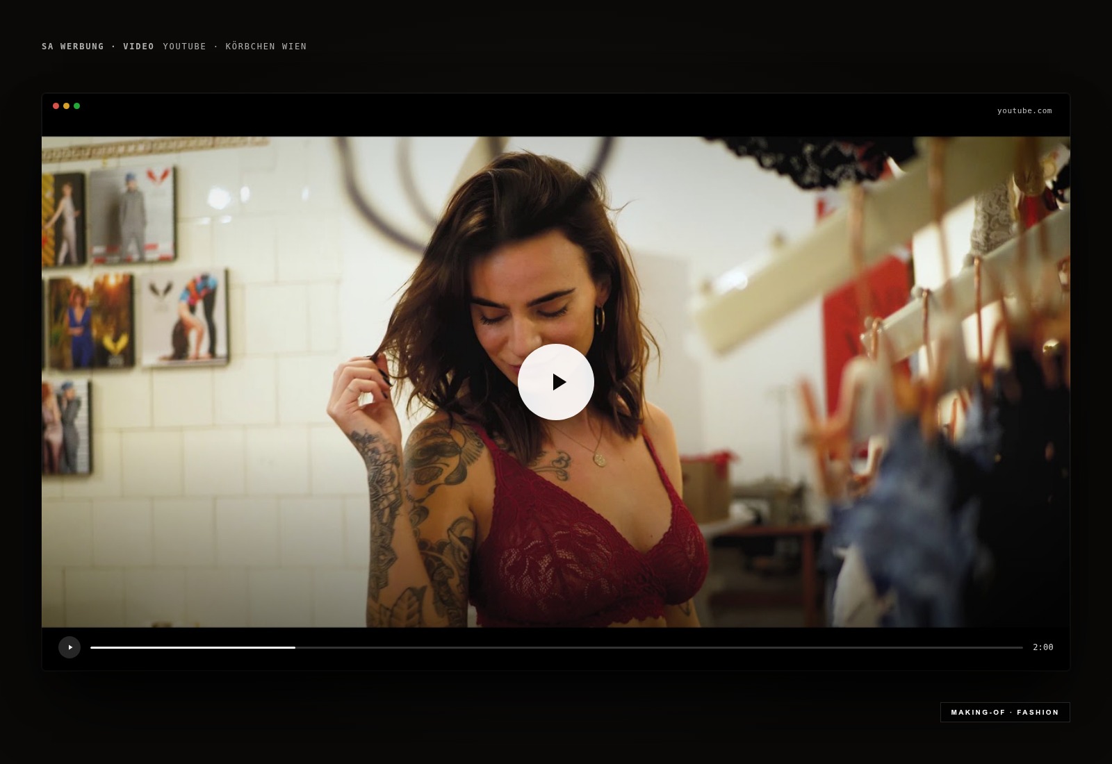 Körbchen Wien — Making Of 4K — Video