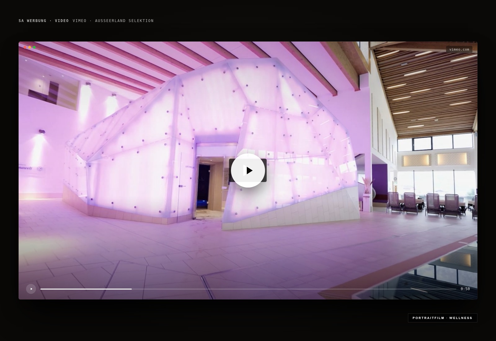 Narzissen Vital Resort — Ausseerland Selektion — Video
