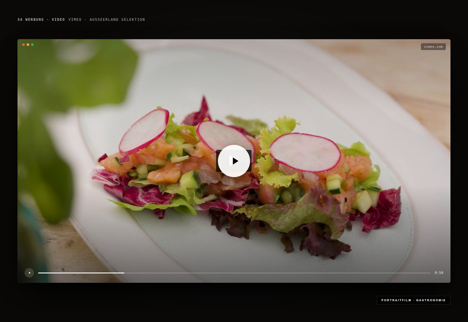 Strandcafé Grundlsee — Ausseerland Selektion — Video